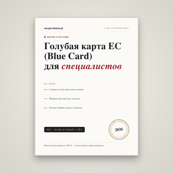 Голубая карта ЕС (Blue Card) для специалистов